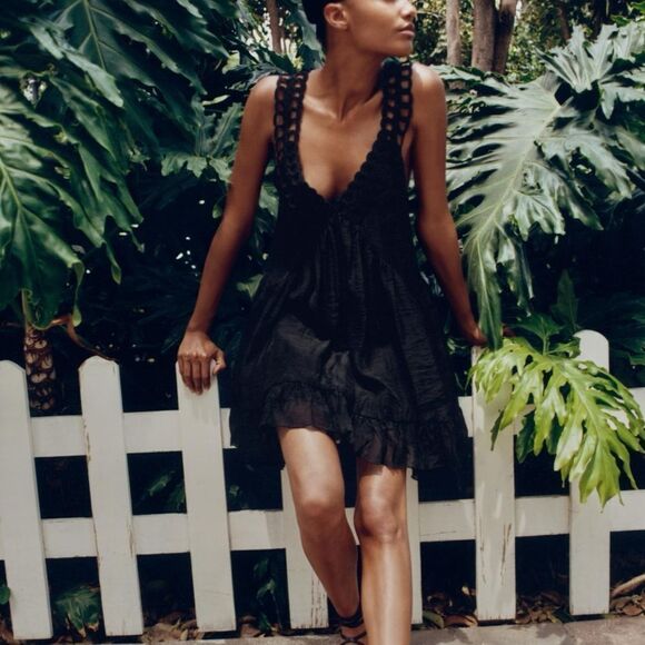 Zara mini slip dress NWT - Picture 6 of 7